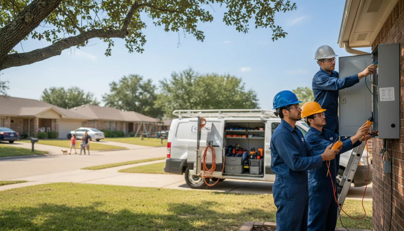 Certified electrician providing emergency electrical services in Hagerhill, KY